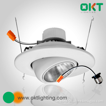 Umit 6inch 10w 19w recessed retrofit led eyeball light with UL ES